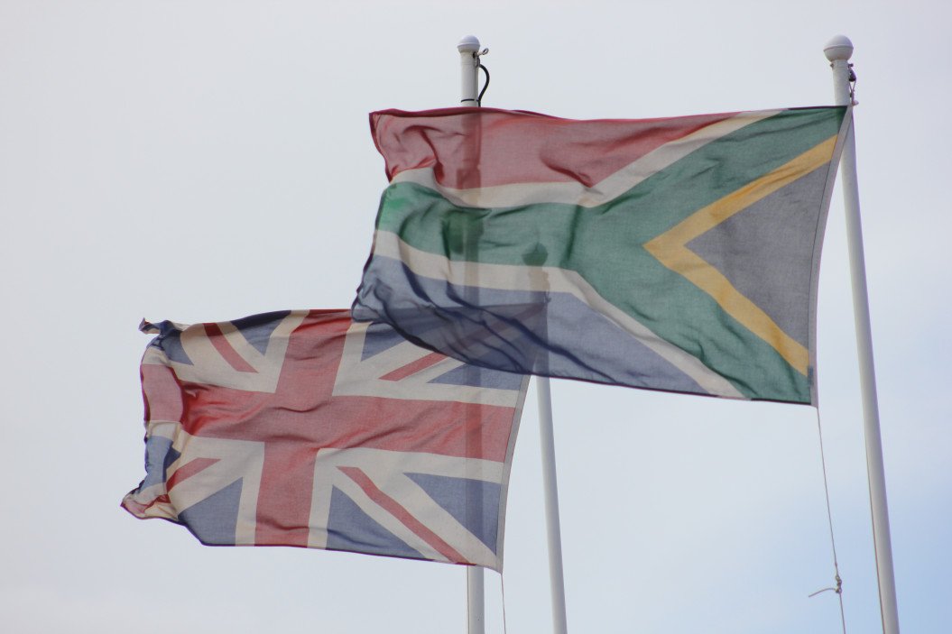 UK and Southafrican Flag